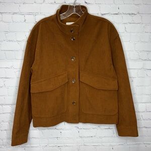 Avec Les Filles Brown Corduroy Barn Jacket